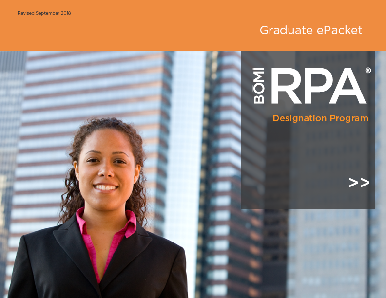 RPA Graduate Packet cover